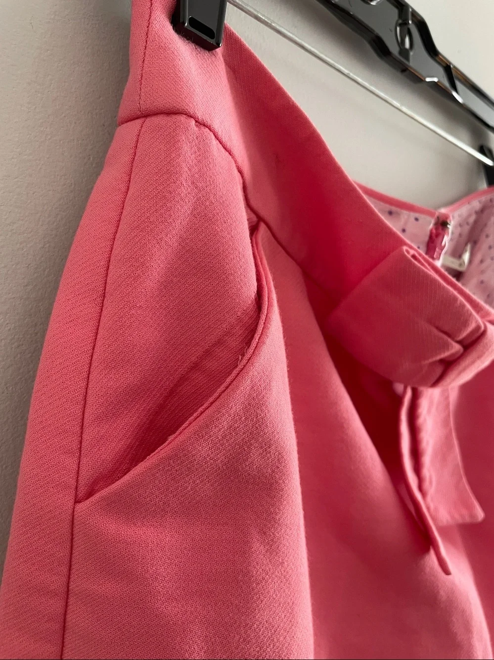 J. CREW Pink Bow-Front Pencil Skirt